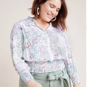 Anthropologie Maeve Rosa Blouse